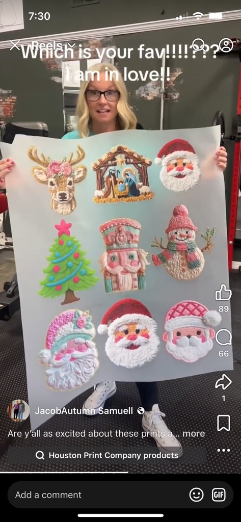 Custom DTF gang sheet printing with vibrant colors and detailed designs